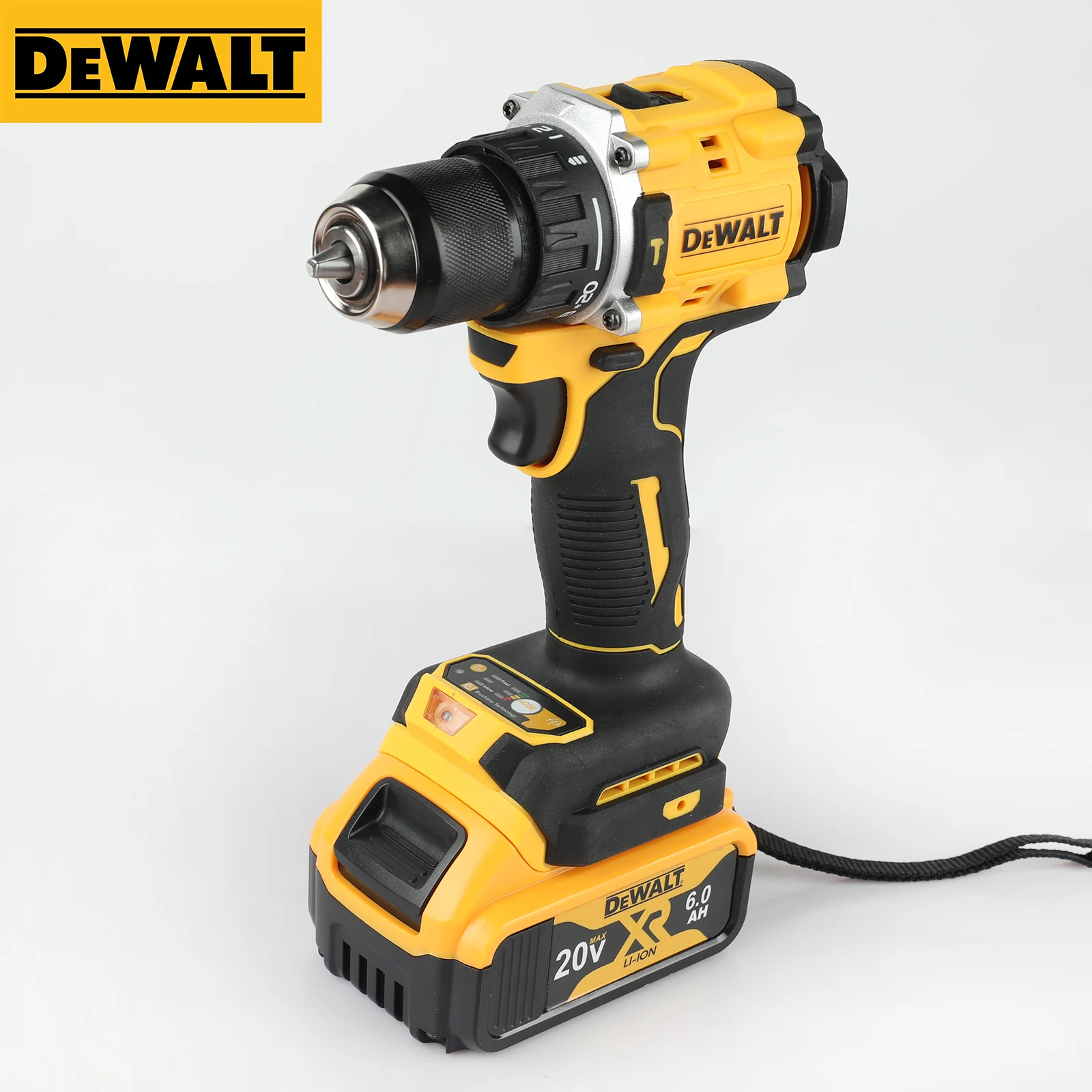 DEWALT Lithium Battery 20V Rechargeable Brushless Compact Electric Screwdriver Hand Drill Impact Drill DCD805 - Image 4